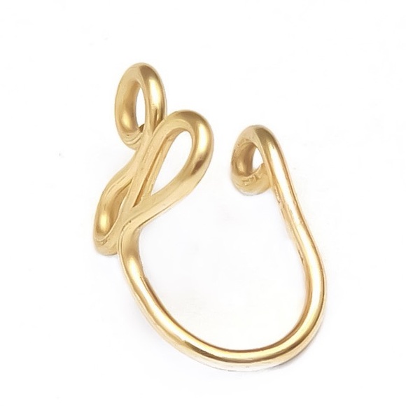 Dragonfly nose cuff clip on fake/faux nose ring - Picture 2 of 7